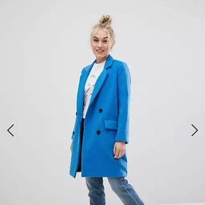 Brave Soul Petite Glenda double breasted coat XS